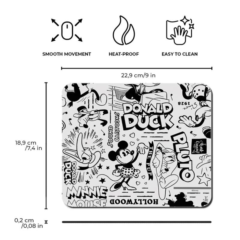 Mousepad Disney Friends 100th Anniversary 021 22x18cm Λευκό (1 τεμ)