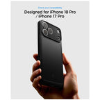 Θήκη TPU Spigen Apple iPhone 18 Pro/ 17 Pro MagSafe Thin Fit Μαύρο