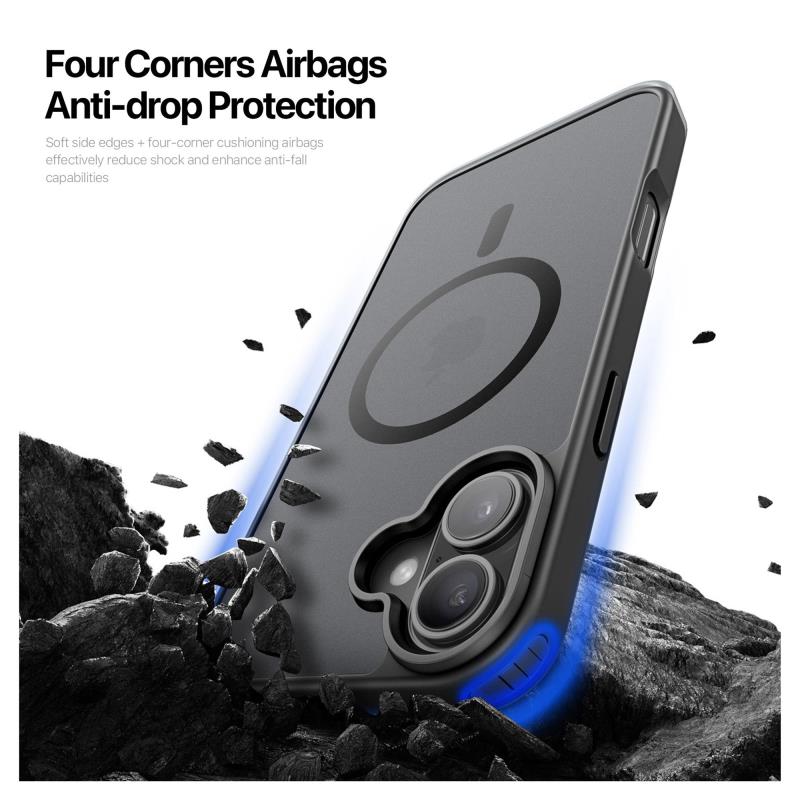 Θήκη TPU & PC Dux Ducis Apple iPhone 17 Magnetic MagSafe Yind Μαύρο