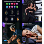 Smartwatch Choetech WT001 1.91" Μαύρο
