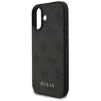 Θήκη PU Guess Apple iPhone 17 Hardcase Classic 4G Μαύρο