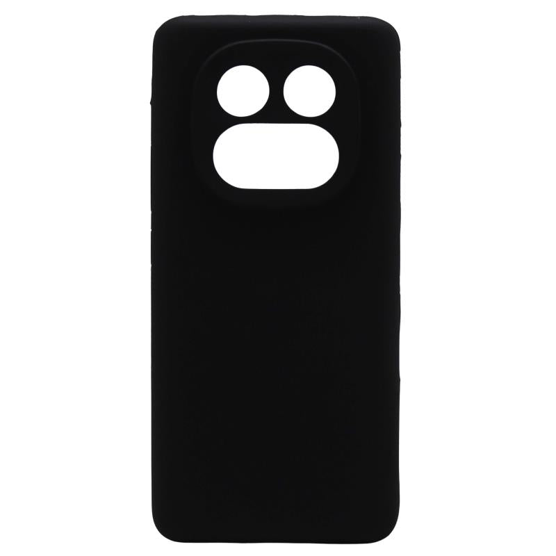 Θήκη Liquid Silicon inos Xiaomi Redmi Note 14 Pro Plus 5G Velvet Μαύρο