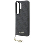 Θήκη PU Guess Samsung Galaxy S26 Ultra Hardcase Classic Logo Charm 4G Μαύρο