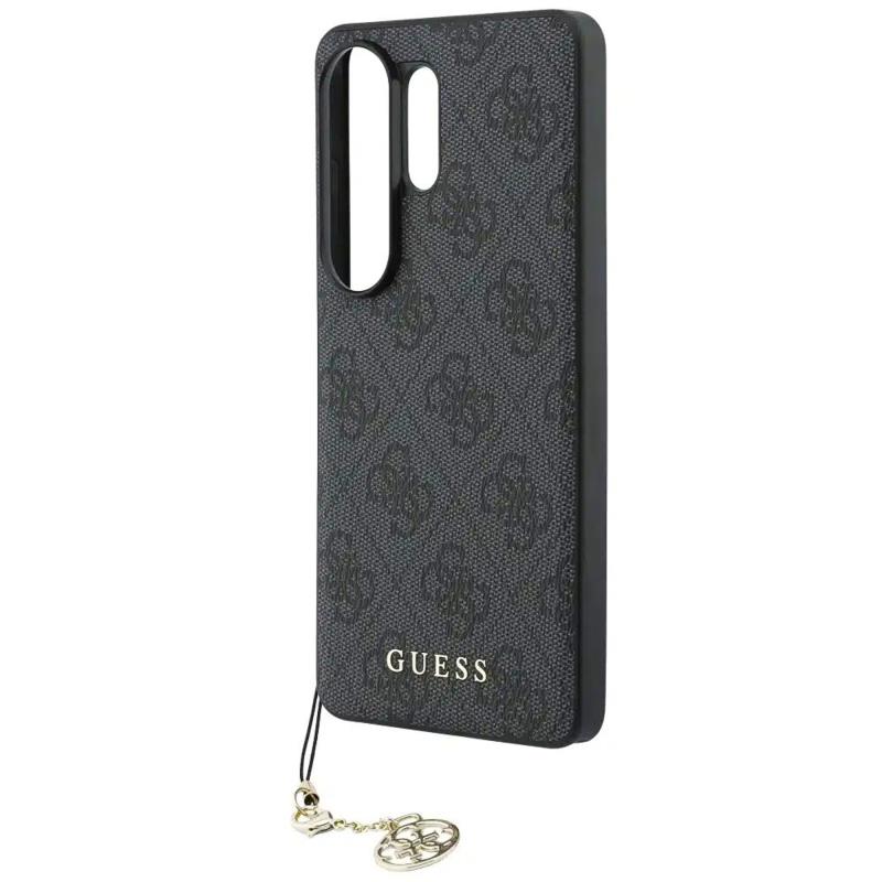 Θήκη PU Guess Samsung Galaxy S26 Ultra Hardcase Classic Logo Charm 4G Μαύρο