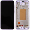 Οθόνη με Touch Screen & Μπροστινή Πρόσοψη Samsung A376 Galaxy A37 5G Ανοικτό Βιολετί (Original)
