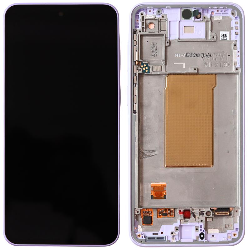 Οθόνη με Touch Screen & Μπροστινή Πρόσοψη Samsung A376 Galaxy A37 5G Ανοικτό Βιολετί (Original)