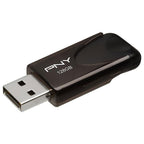 USB 2.0 Flash Disk PNY Attaché 4 USB A 128GB Μαύρο