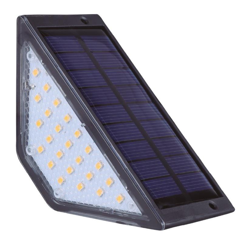 Ηλιακό Φωτιστικό Εξ. Χώρου LED GSC Ankasy Bulkhead 3W 600 mAh 80lm για Σκαλοπάτια Μαύρο