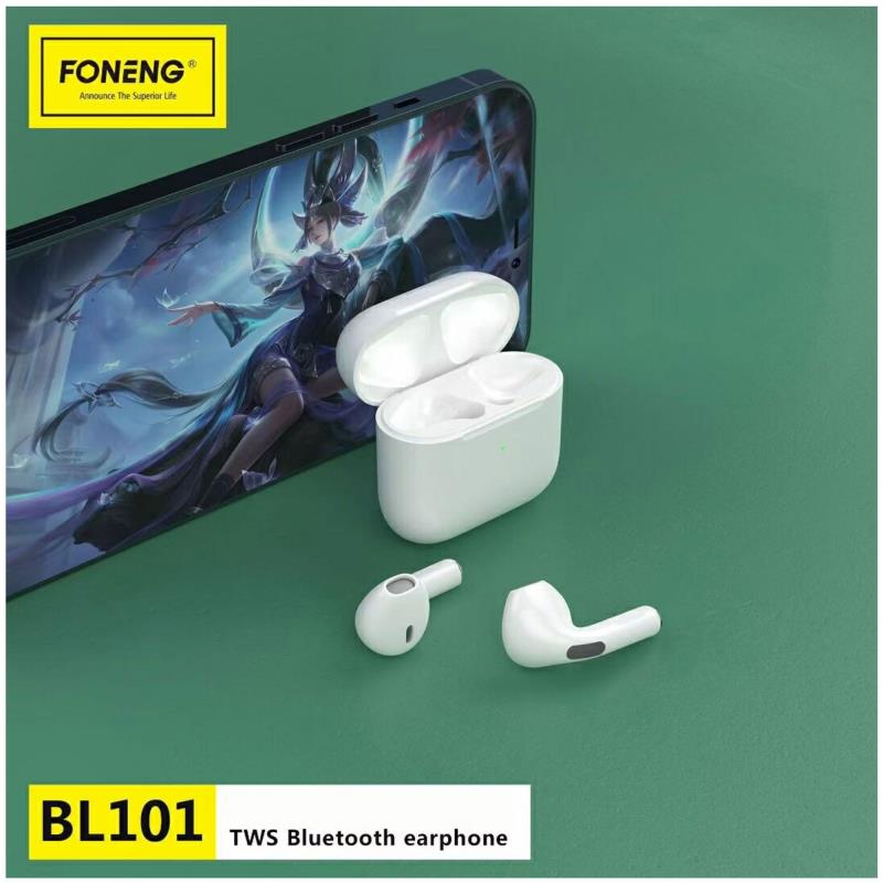 True Wireless Ακουστικά Bluetooth Foneng BL101 Mini Λευκό