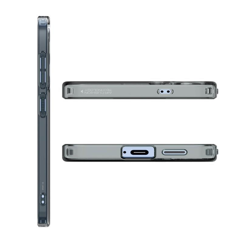 Θήκη TPU Spigen Samsung Galaxy S25 5G Liquid Crystal Διάφανο-Γκρι