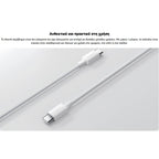 Καλώδιο Σύνδεσης USB 2.0 Xiaomi BHR0878GL Braided USB C σε USB C 60W 3A 1m Λευκό
