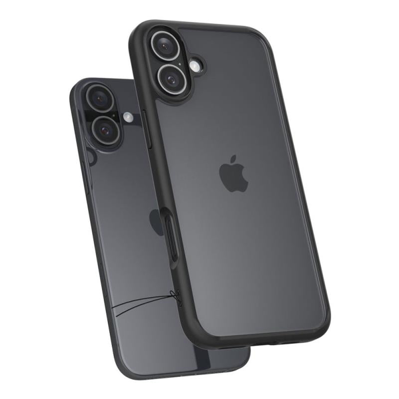 Θήκη TPU & PC Spigen Apple iPhone 16 Ultra Hybrid Μαύρο