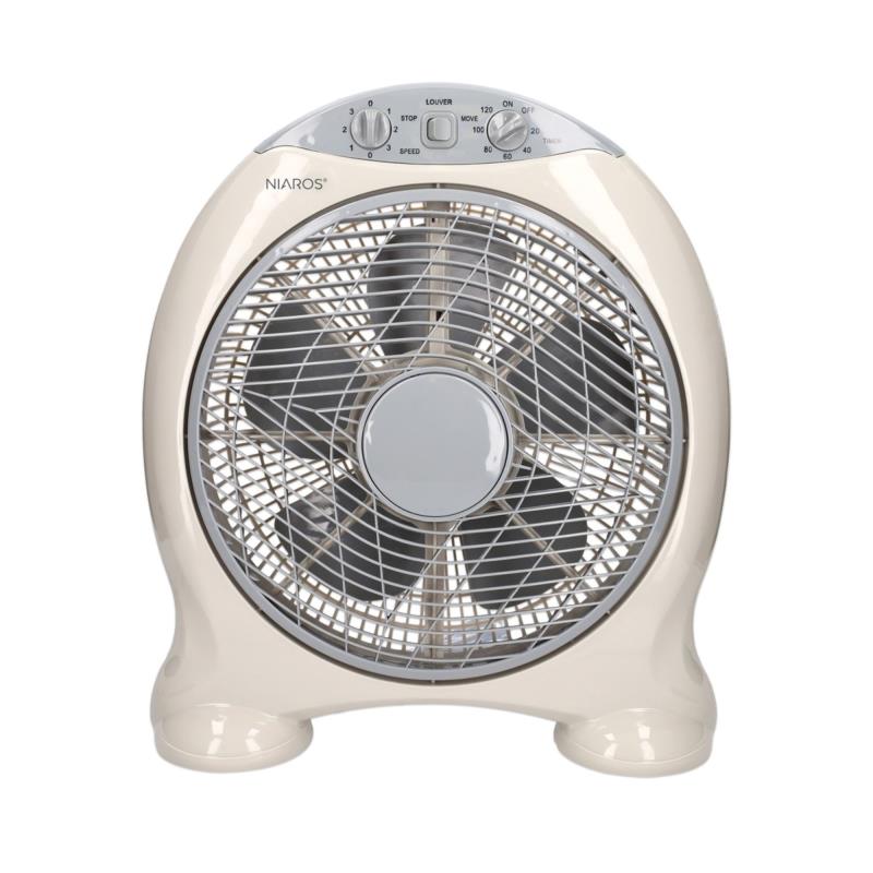 Επιδαπέδιος Ανεμιστήρας Box Niaros Santadi 50W Μπεζ