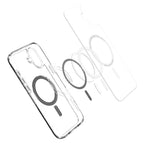 Θήκη TPU & PC Spigen Ultra Hybrid Mag Magsafe Apple iPhone 16 Plus Μαύρο