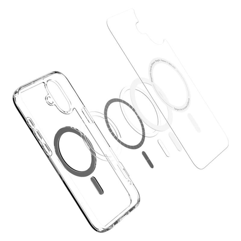 Θήκη TPU & PC Spigen Ultra Hybrid Mag Magsafe Apple iPhone 16 Plus Μαύρο