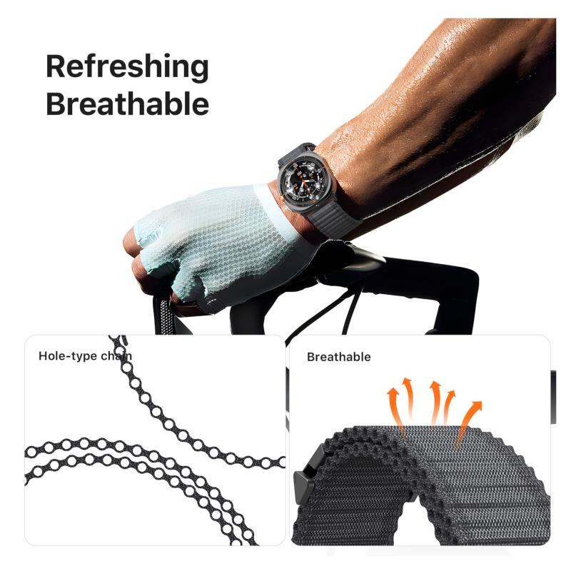 Λουράκι Nylon Woven Dux Ducis Samsung Watch Ultra 47mm YC Λευκό