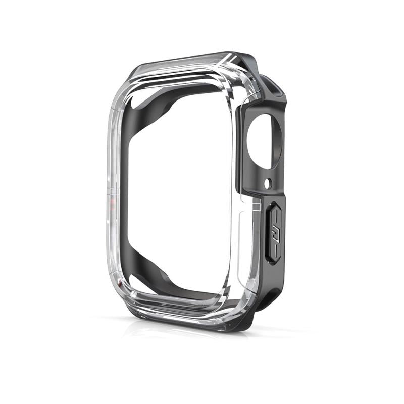 Θήκη TPU & PC Devia Sport Apple Watch 7/ 8/ 9 45mm Shock Proof Μαύρο