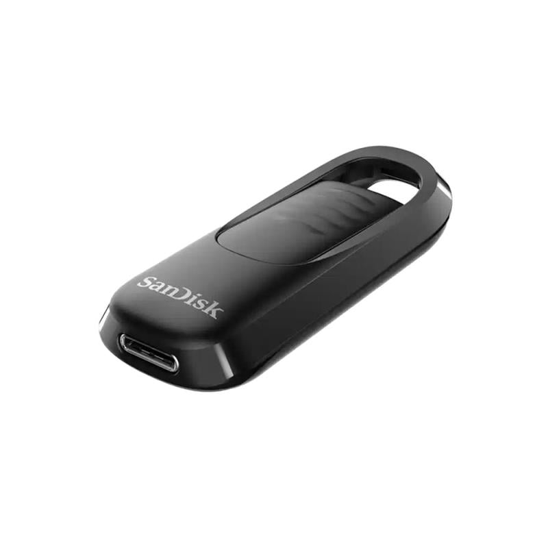 USB 3.2 Flash Disk SanDisk Ultra Slider USB C 128GB 400MB/s Μαύρο