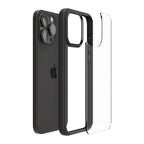 Θήκη TPU & PC Spigen Ultra Hybrid Apple iPhone 15 Pro Διάφανο-Μαύρο