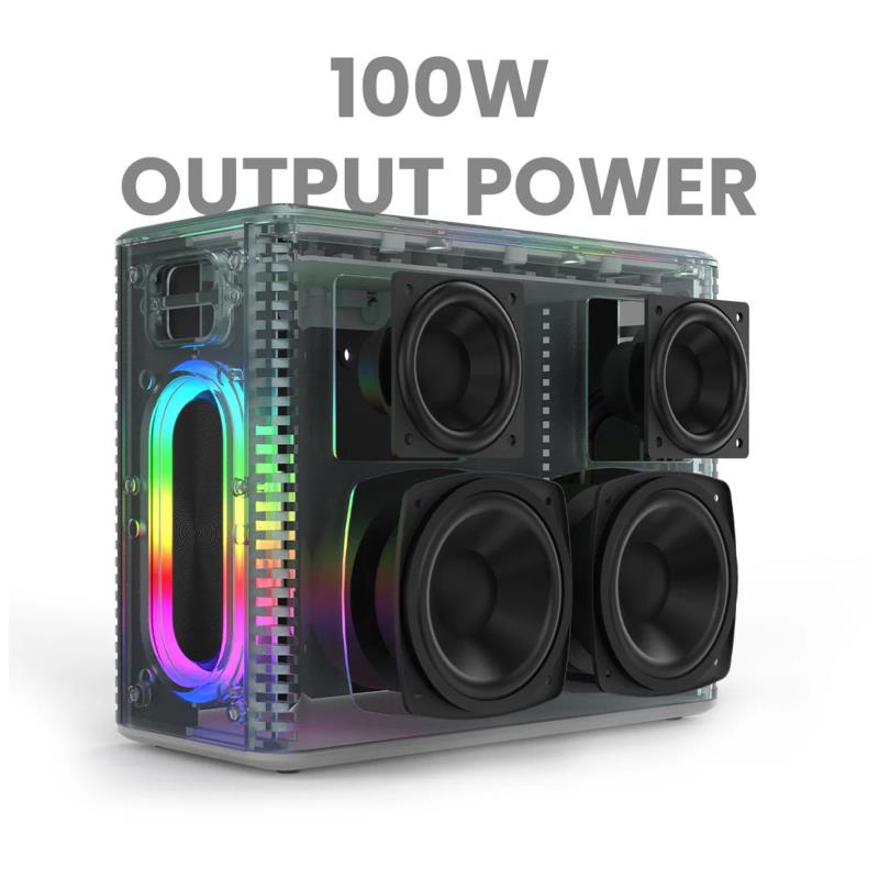 Φορητό Ηχείο Bluetooth HiFuture Music Box Karaoke BT 5.0 12000mAh 100W Μαύρο