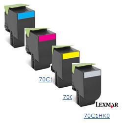 TONER ΣΥΜΒΑΤΟ LEXMARK 70C2HC0 - CS310 / CS410 / CS510 ΓΙΑ 3000 ΣΕΛΙΔΕΣ, CYAN