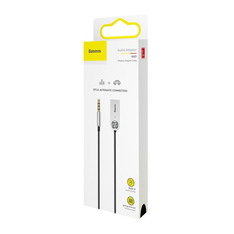 Καλώδιο Ήχου - Αντάπτορας Baseus BA01 3.5mm/Bluetooth 0.45m 1W Μαύρο