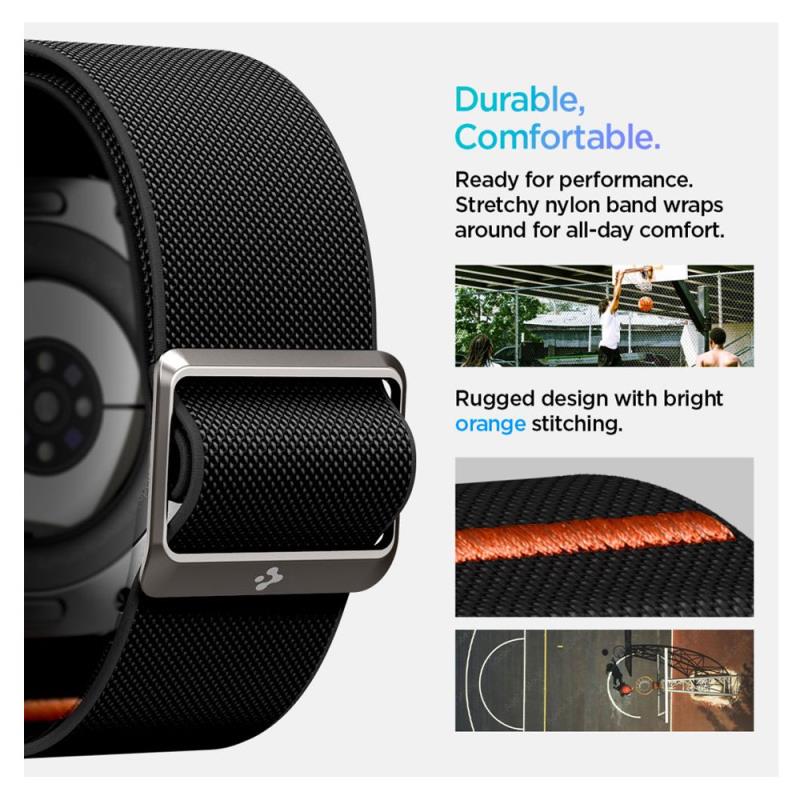Λουράκι Spigen Samsung Galaxy Watch Ultra (47mm) Lite Fit Μαύρο