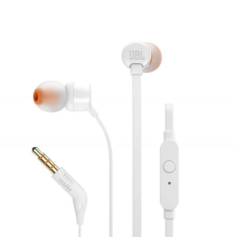 Hands Free Stereo JBL Tune T110 3.5mm Λευκό