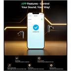 True Wireless Ακουστικά Bluetooth Choetech BH-T86 Μαύρο