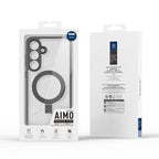 Θήκη TPU & PC Dux Ducis Samsung Galaxy S25 5G Magnetic με Stand Aimo Μαύρο