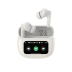 True Wireless Ακουστικά Bluetooth Devia EM405 ANC Pro3 με Οθόνη Λευκό