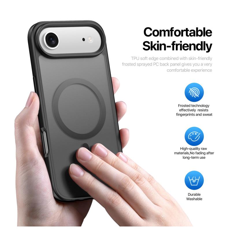 Θήκη TPU & PC Dux Ducis Apple iPhone Air Magnetic MagSafe Yind Μαύρο