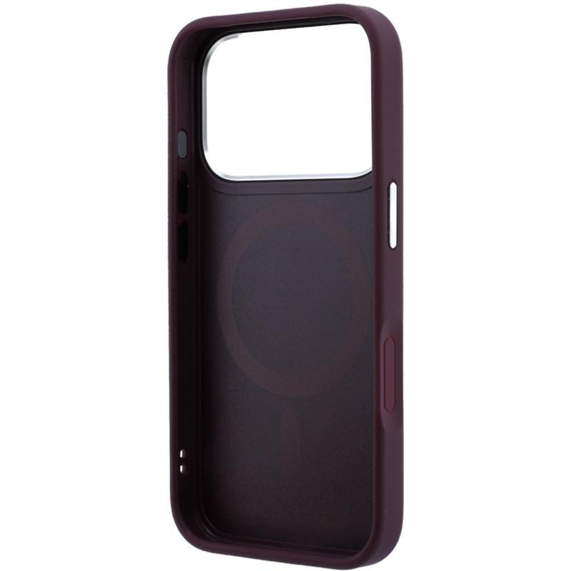 Θήκη TPU Karl Lagerfeld Apple iPhone 18 Pro Max/ 17 Pro Max MagSafe Leather Ring RSG Logo Μπορντώ