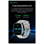 Smartwatch Devia WT5 1.83" Ροζ