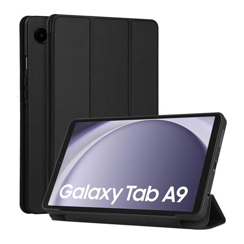 Θήκη Flip Smart inos Samsung Galaxy Tab A9 8.7" Wi-Fi/ 4G Μαύρο