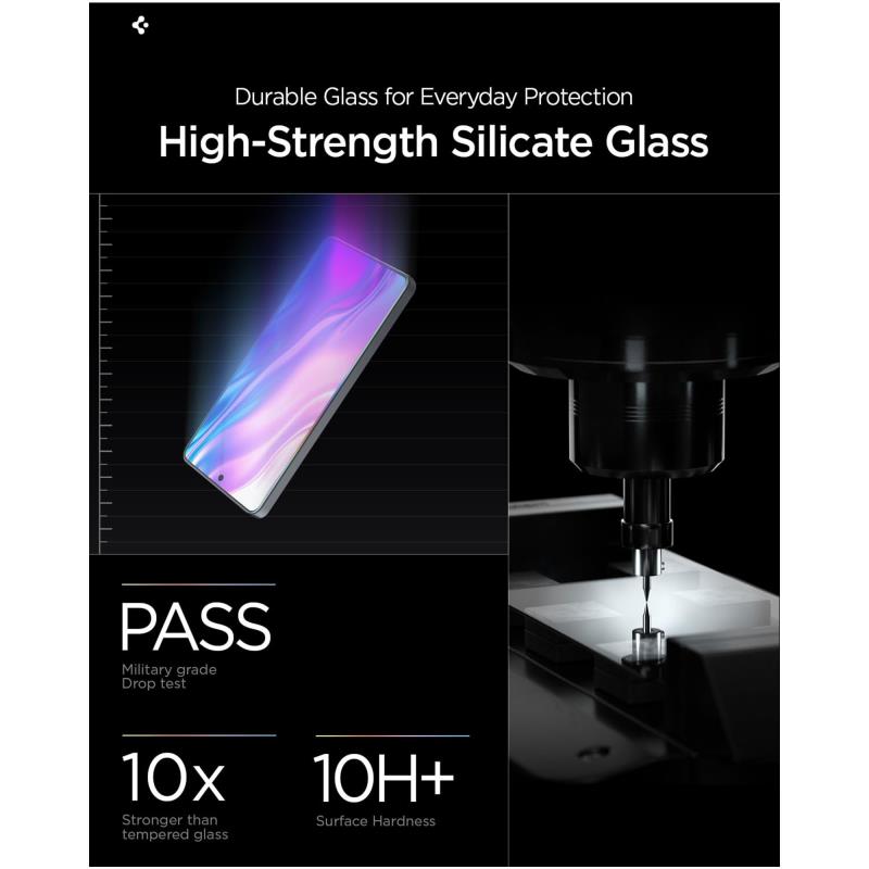 Tempered Glass Full Face Spigen Glas.tR EZ-FIT Pro AC Samsung Galaxy S26 Plus 5G (2 τεμ.)
