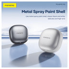 True Wireless Ακουστικά Bluetooth Foneng BL166 Sliding-Lid ANC+ENC Ασημί