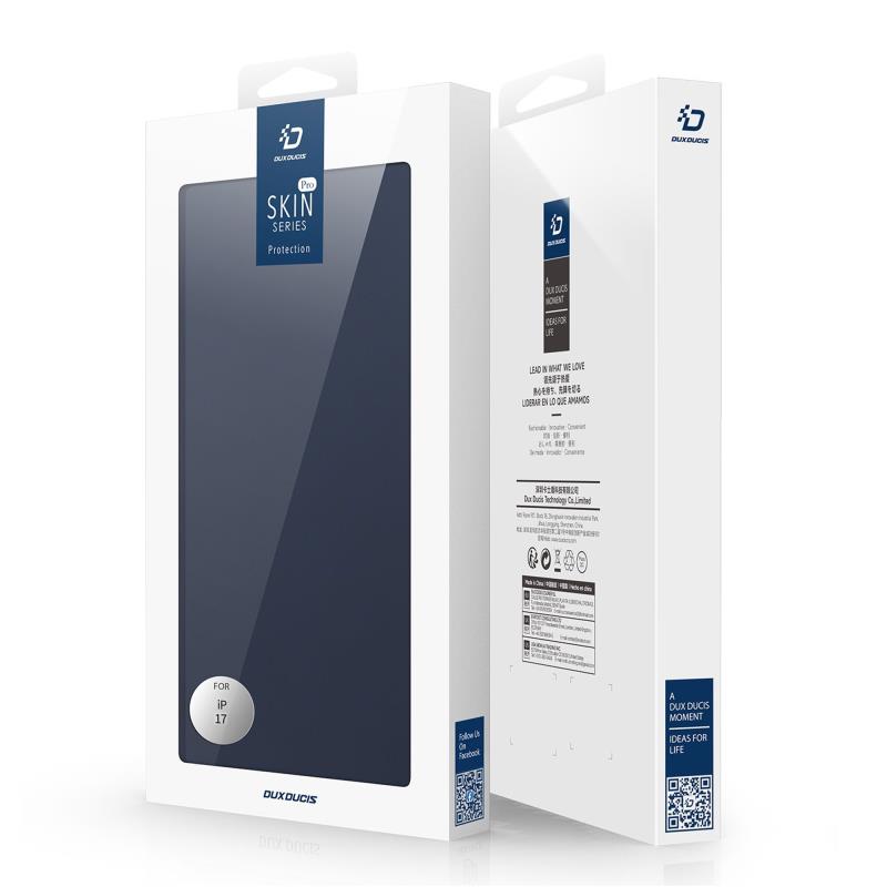 Θήκη Flip Dux Ducis Apple iPhone 17 Skin Pro Μπλε