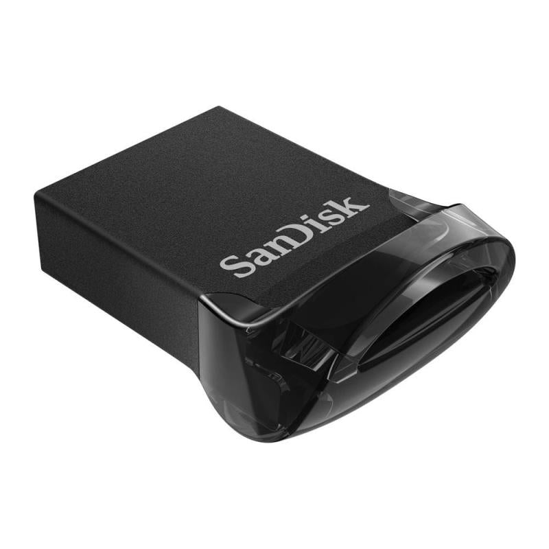 USB 3.1 Flash Disk SanDisk Ultra Fit SDCZ430 USB A 128GB 400MB/s Μαύρο