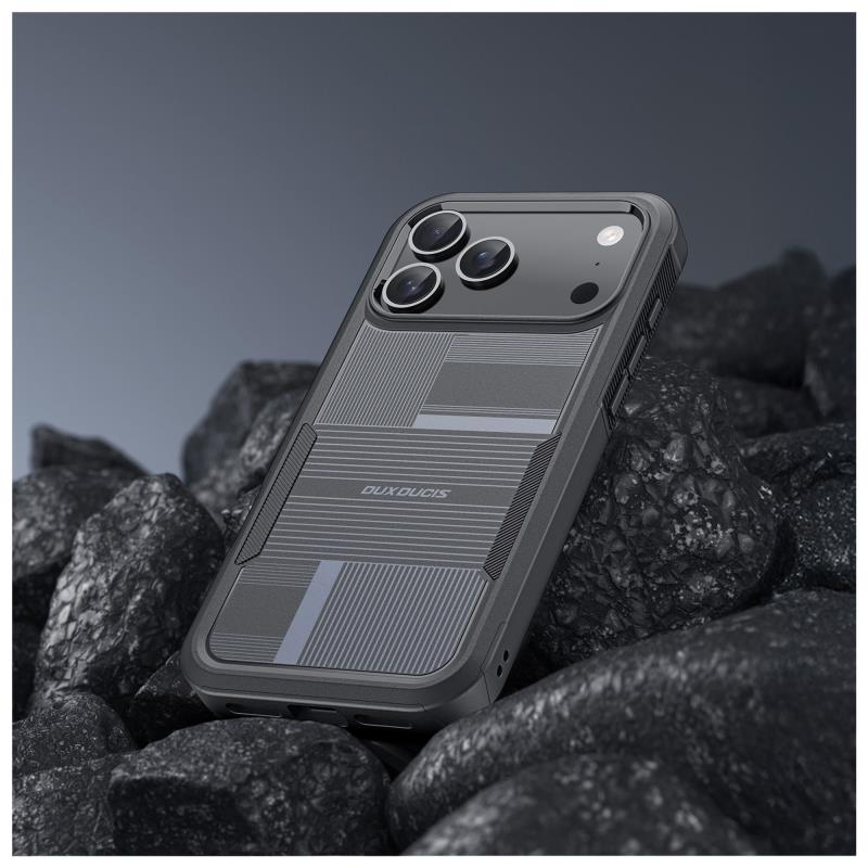 Θήκη TPU & PC Dux Ducis Shld Apple iPhone 17 Pro Umbra Pattern Μαύρο