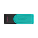 USB 3.2 Flash Disk Kingston Exodia S DTXS USB A 128GB Μαύρo-Τιρκουάζ