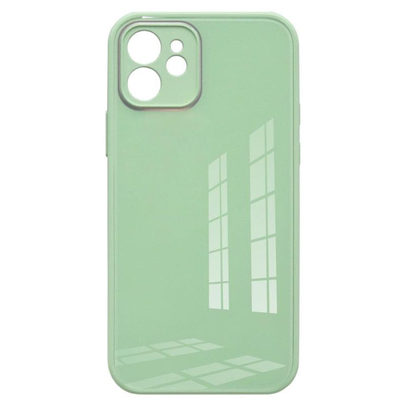 Θήκη TPU & Glass inos Apple iPhone 12 CamGuard Ανοιχτό Πράσινο
