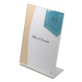 Plexiglass Σταντ Εντύπων με Κλίση Α5 1 Όψης