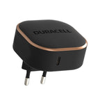 Φορτιστής Ταξιδίου Duracell με Έξοδο USB C PD 20W Μαύρο
