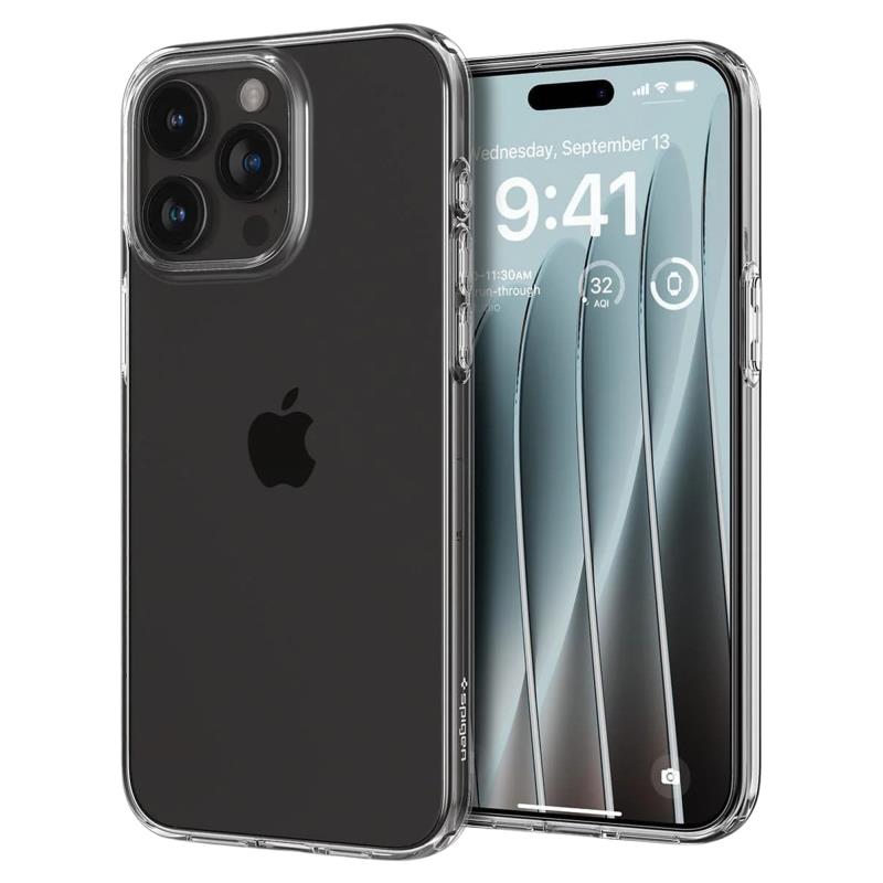 Θήκη TPU Spigen Apple iPhone 15 Pro Liquid Crystal Διάφανο