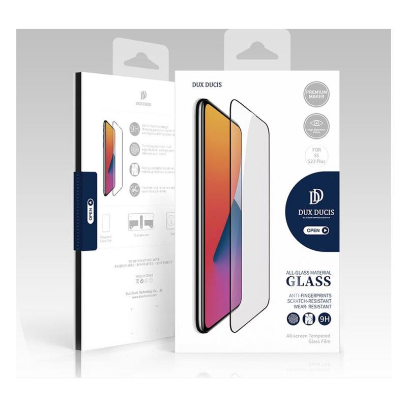 Tempered Glass Full Face Dux Ducis Samsung S916 Galaxy S23 Plus 5G Μαύρο (1 τεμ.)