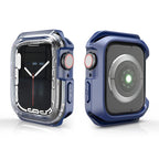 Θήκη TPU & PC Devia Sport Apple Watch 7/ 8/ 9 45mm Shock Proof Μπλε