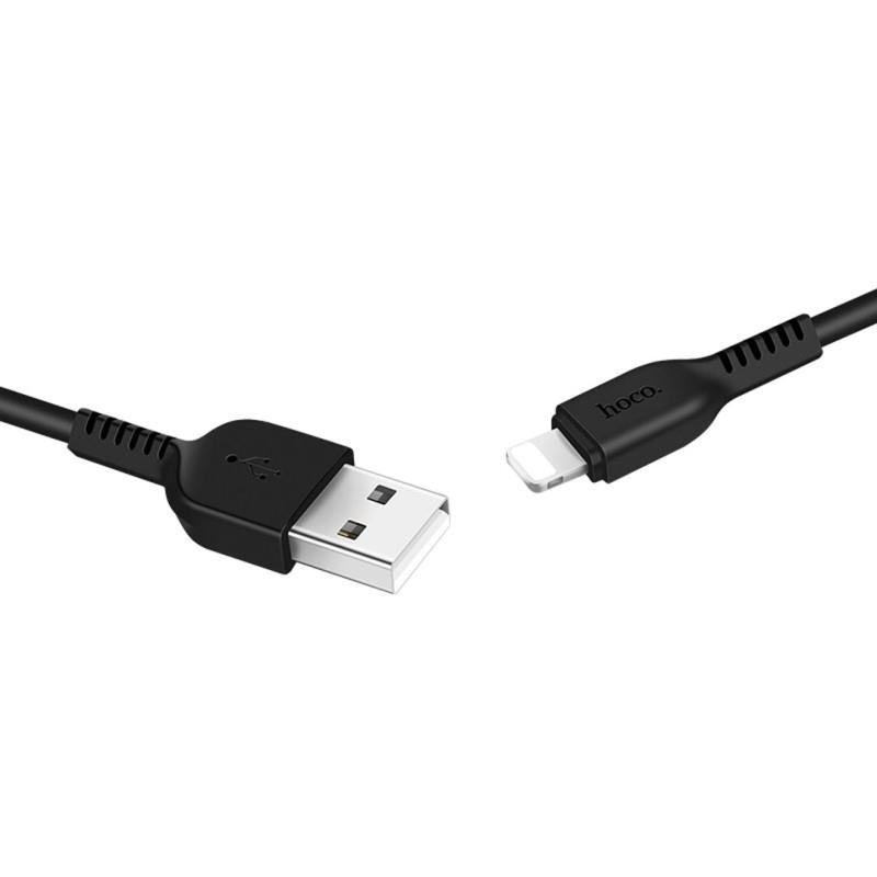 HOCO X20 FLASH ΚΑΛΩΔΙΟ LIGHTNING ΦΟΡΤΙΣΗΣ &amp; DATA 2m, BLACK