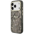 Θήκη TPU & PC Guess Apple iPhone 18 Pro Max/ 17 Pro Max MagSafe Python Pattern Καφέ