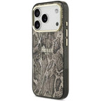 Θήκη TPU & PC Guess Apple iPhone 18 Pro Max/ 17 Pro Max MagSafe Python Pattern Καφέ
